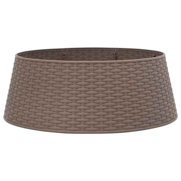 vidaXL j&otilde;ulupuu seelik, pruun, &Oslash;65 x 23 cm, plast