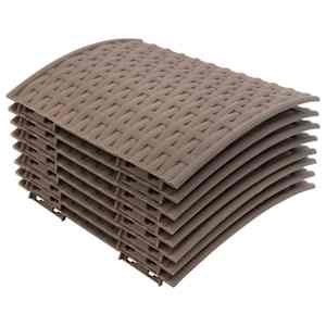 Kryt na stojan vánočního stromku hnědý Ø 65 x 23 cm plast - obrázek 3