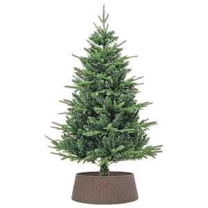 Kryt na stojan vánočního stromku hnědý Ø 65 x 23 cm plast - obrázek 4