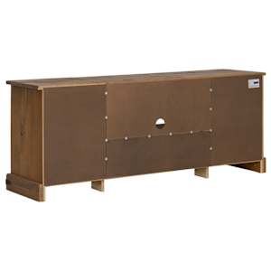 TV skříňka HALDEN 2 posuvné dveře 150x40x60 cm Masivní dřevo - obrázek 6