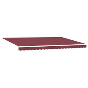 Automatická zatahovací markýza burgundská 500 x 300 cm - obrázek 5