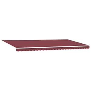Ručně zatahovací markýza s LED světly burgundská 600 x 300 cm - obrázek 5