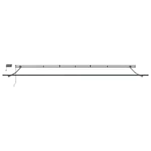 Ručně zatahovací markýza s LED světly burgundská 600 x 300 cm - obrázek 9