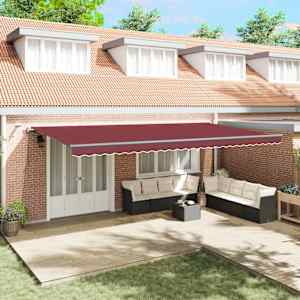 Avtomatsko zložljiva tenda z LED bordo 600x300 cm