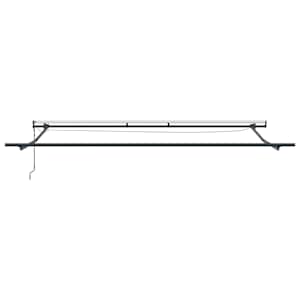 Automatická zatahovací markýza s LED světly hnědá 400 x 300 cm - obrázek 9