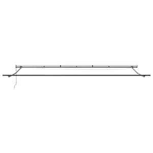 Automatická zatahovací markýza s LED světly hnědá 600 x 300 cm - obrázek 9