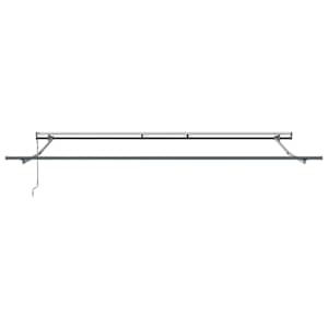 Automatická zatahovací markýza antracitová a bílá 400 x 300 cm - obrázek 7