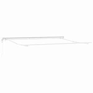 Avtomatsko zložljiva tenda antracit in bela 450x350 cm - slika 4