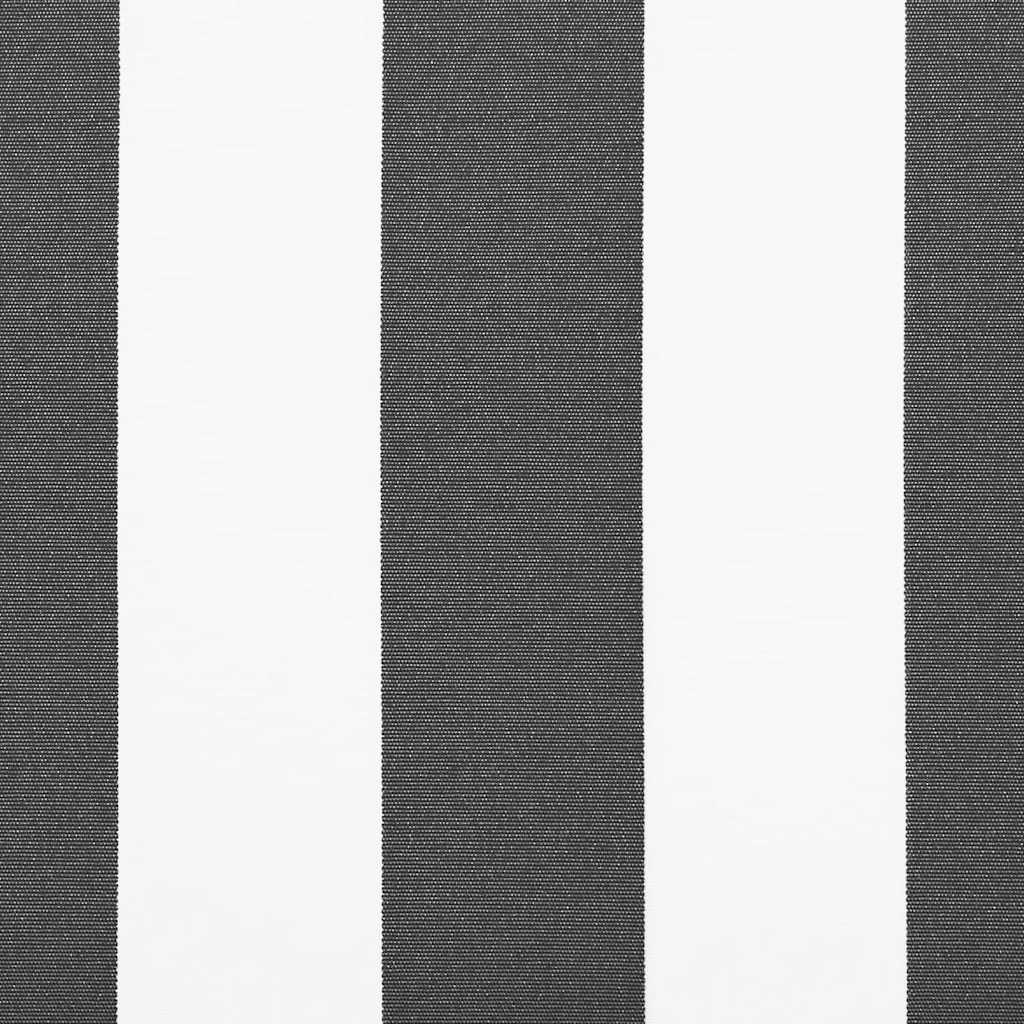 Luifel handmatig uittrekbaar en LED 500x300 cm antraciet en wit image 13