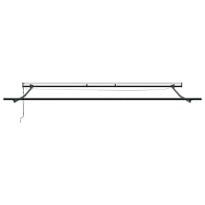 Automatická zatahovací markýza s LED antracit a bílá 500x300 cm - obrázek 9