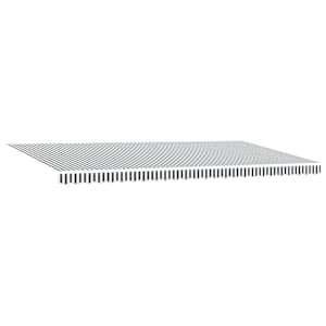 Ručně zatahovací markýza s LED antracitová a bílá 600 x 300 cm - obrázek 5