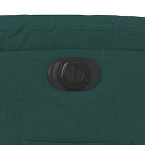 Elektrické zvedací polohovací křeslo tmavě zelené textil - obrázek 13
