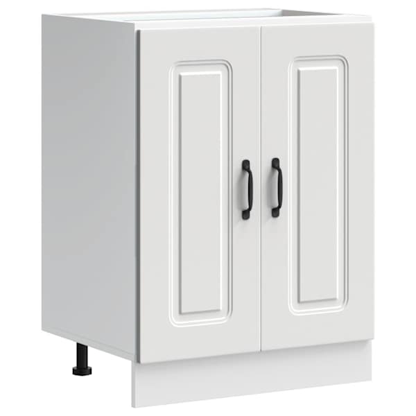 vidaXL Valamu aluskapp "Kalmar" Valge 60x46x81,5 cm Engineered Wood