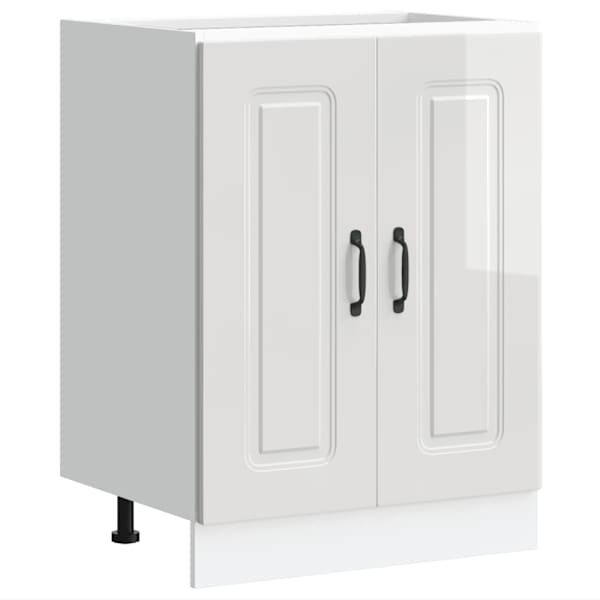 vidaXL valamu aluskapp, Kalmar, valge, 60x46x81,5 cm, tehispuit