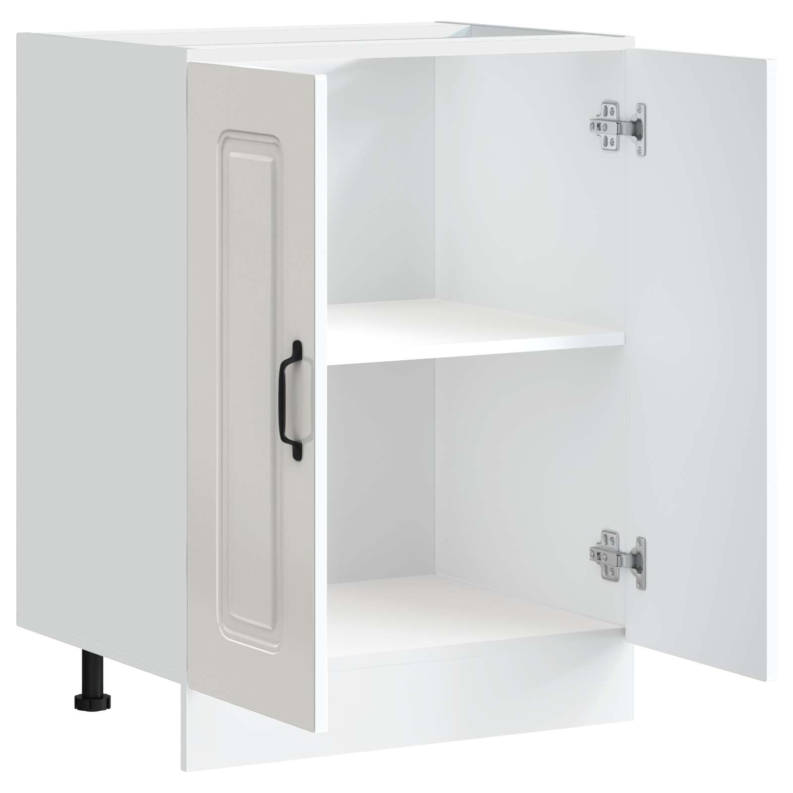 Ντουλάπι βάσης νεροχύτη Kalmar Γυαλιστ. Λευκό 60x46x81,5 εκ. - Image 5
