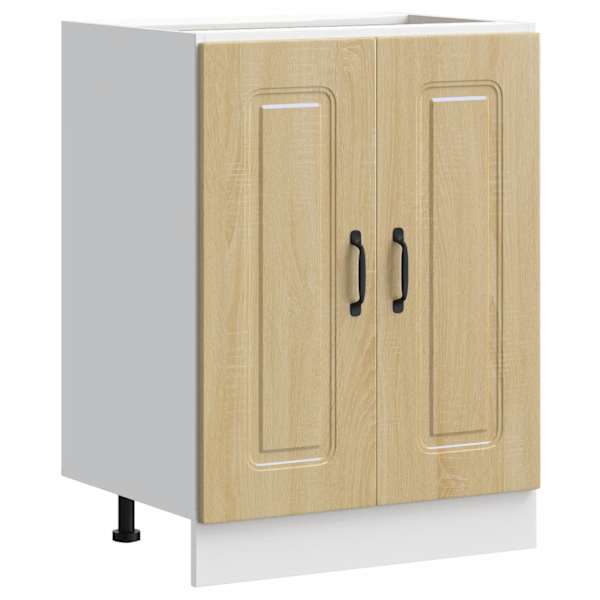 vidaXL valamu aluskapp, Kalmar, Sonoma tamm, 60x46x81,5 cm, tehispuit