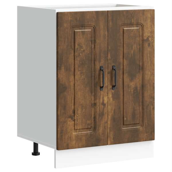 vidaXL valamu aluskapp, Kalmar suitsutatud tamm 60x46x81,5cm tehispuit