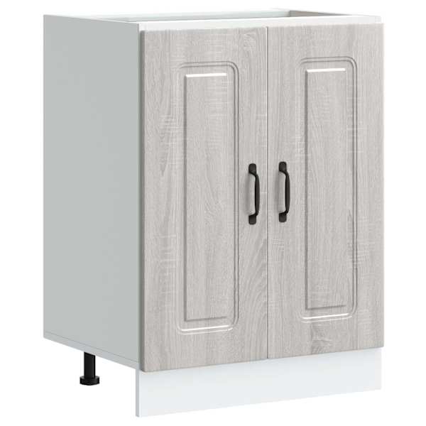 vidaXL valamu aluskapp, Kalmar hall Sonoma tamm 60x46x81,5cm tehispuit