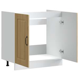 Skříňka pod umyvadlo "Kalmar" dub sonoma 80x46x81,5 cm kompozit - obrázek 5