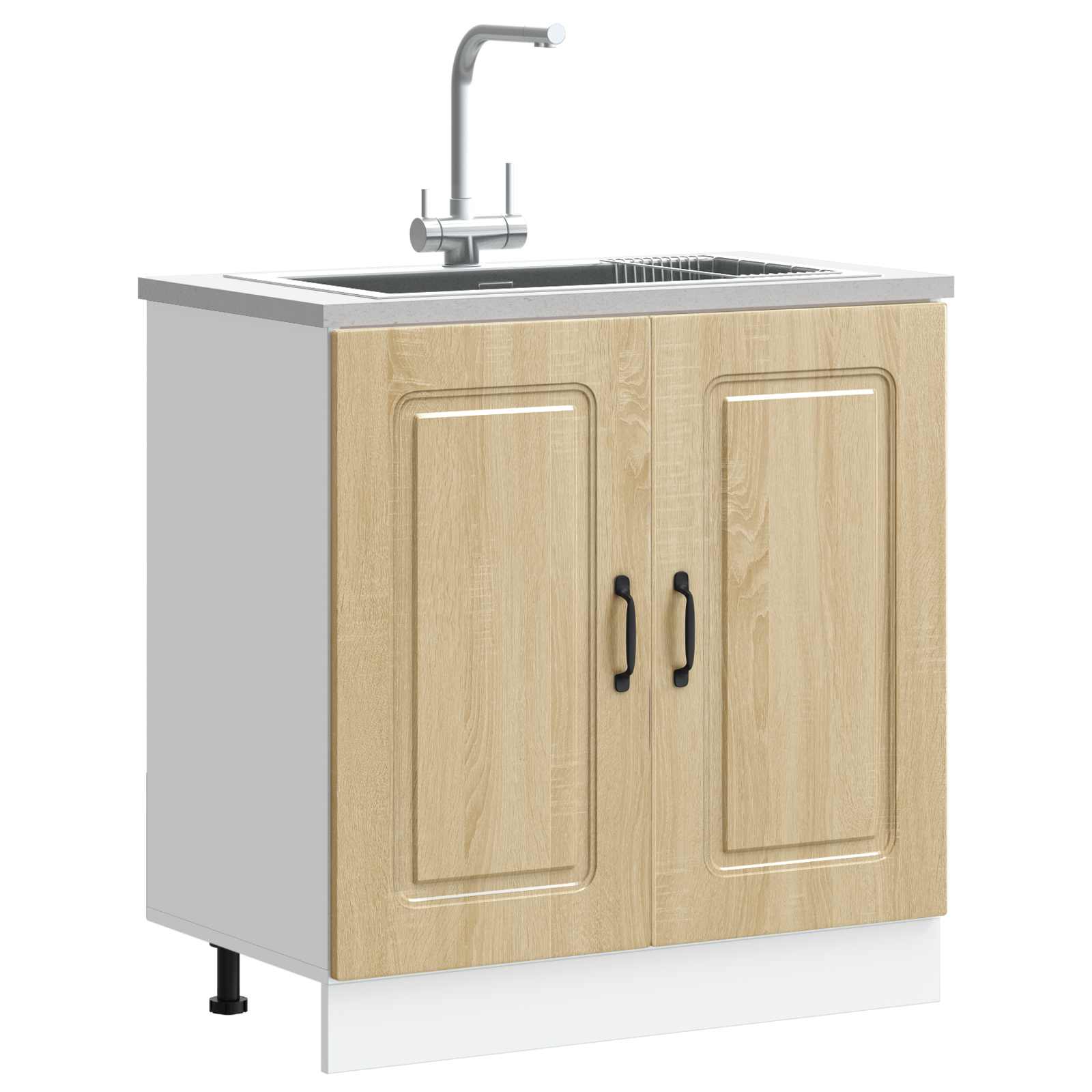 Ντουλάπι βάσης νεροχύτη Kalmar Sonoma Δρυς 80x46x81,5 εκ. - Image 3