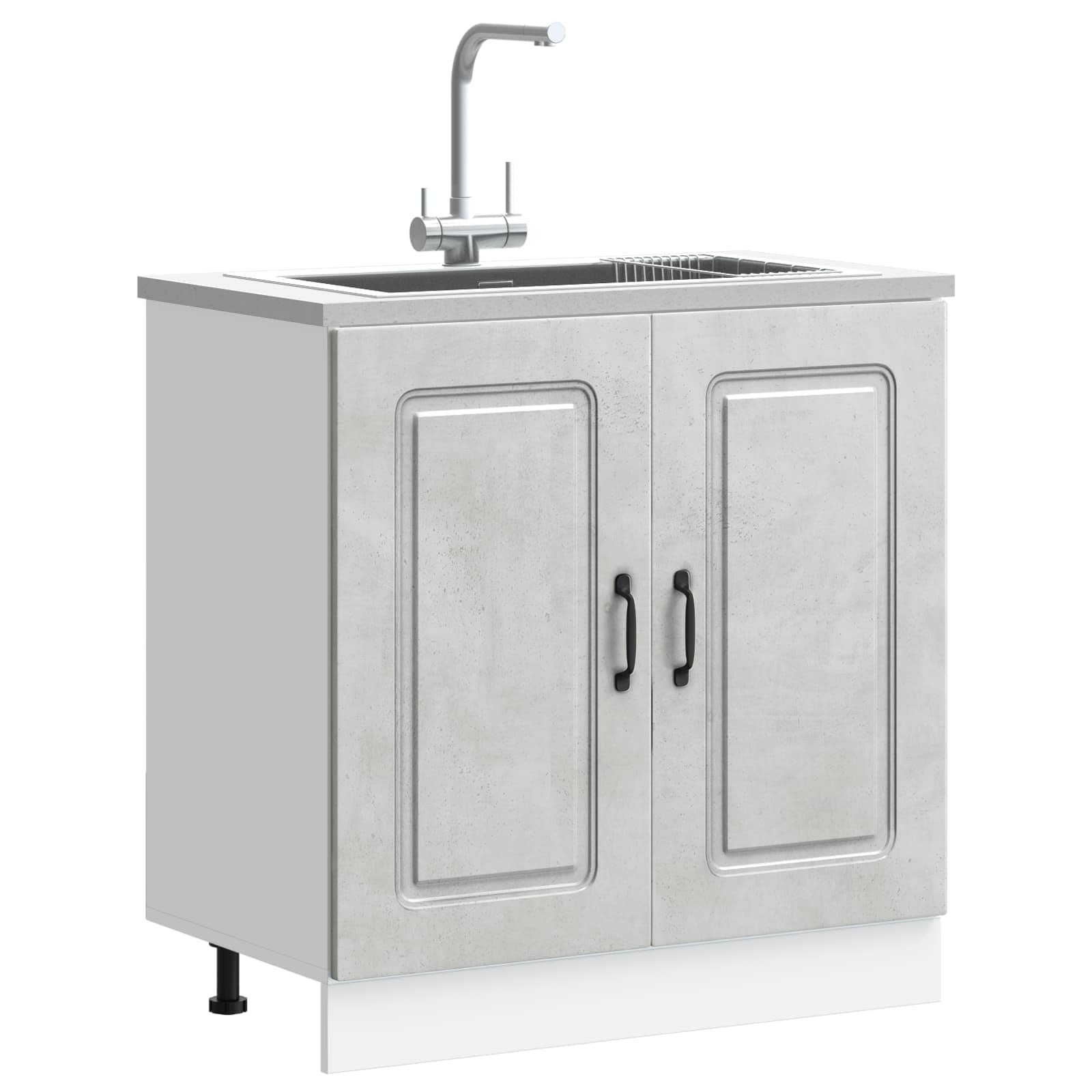 Ντουλάπι βάσης νεροχύτη Kalmar Γκρι Sonoma 80x46x81,5 εκ. - Image 3