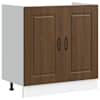 vidaXL valamu aluskapp, Kalmar, pruun tamm, 80x46x81,5 cm, tehispuit
