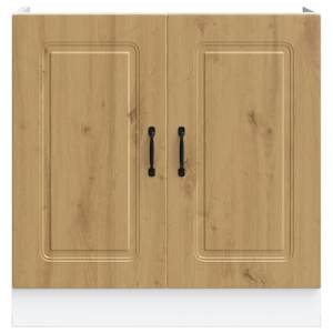 Skříňka pod umyvadlo "Kalmar" dub artisan 80x46x81,5cm kompozit - obrázek 4