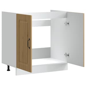 Skříňka pod umyvadlo "Kalmar" dub artisan 80x46x81,5cm kompozit - obrázek 5