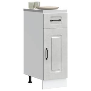 Kuhinjska osnovna omarica Kalmar betonsko siv inženirski les