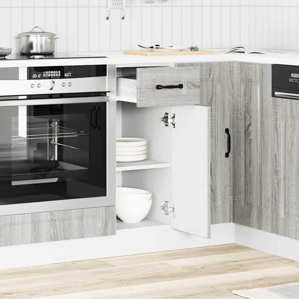 vidaXL Onderkast Kalmar bewerkt hout grijs sonoma eiken, foto 2