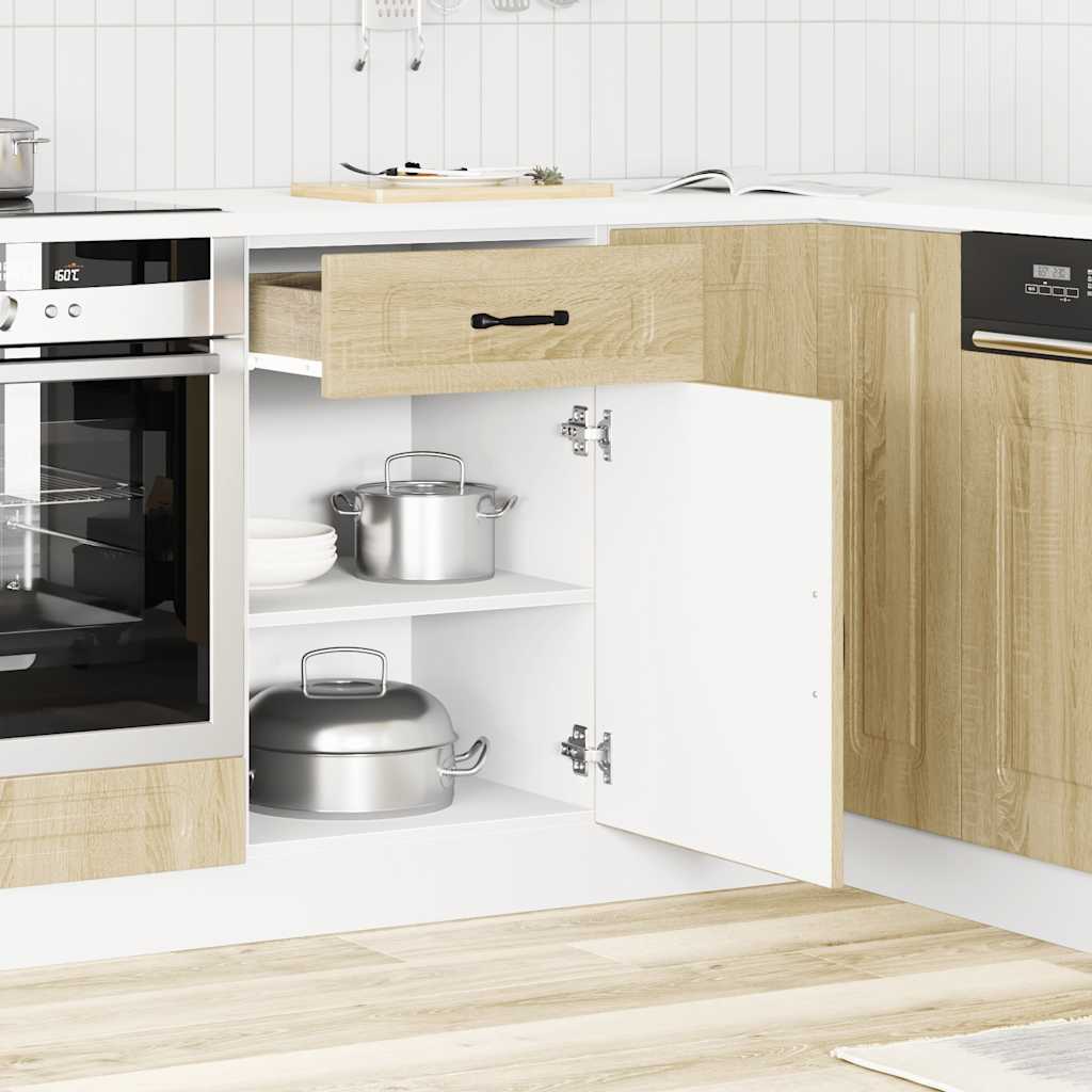 vidaXL Keuken onderkast Kalmar bewerkt hout sonoma eikenkleurig afbeelding