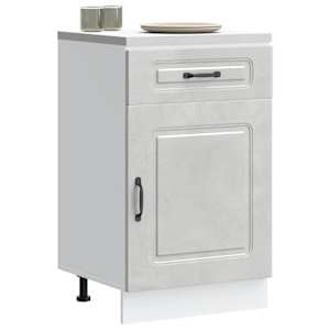 Kuhinjska osnovna omarica Kalmar betonsko siv inženirski les