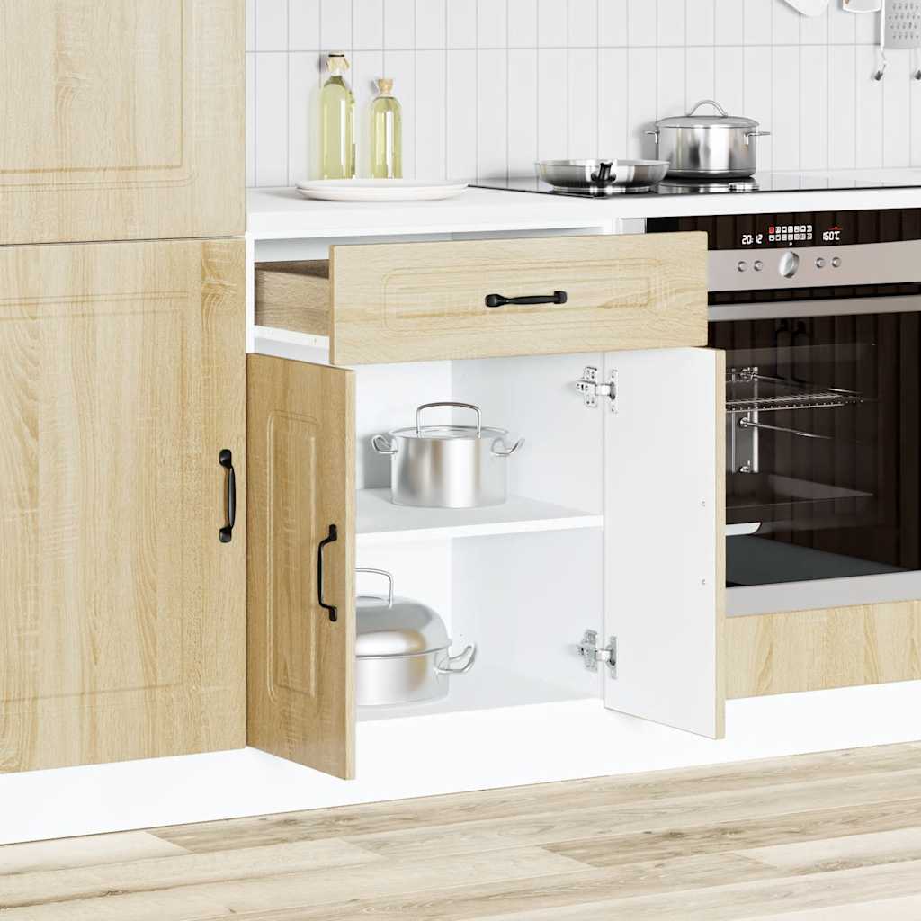 vidaXL Keuken onderkast Kalmar bewerkt hout sonoma eikenkleurig afbeelding