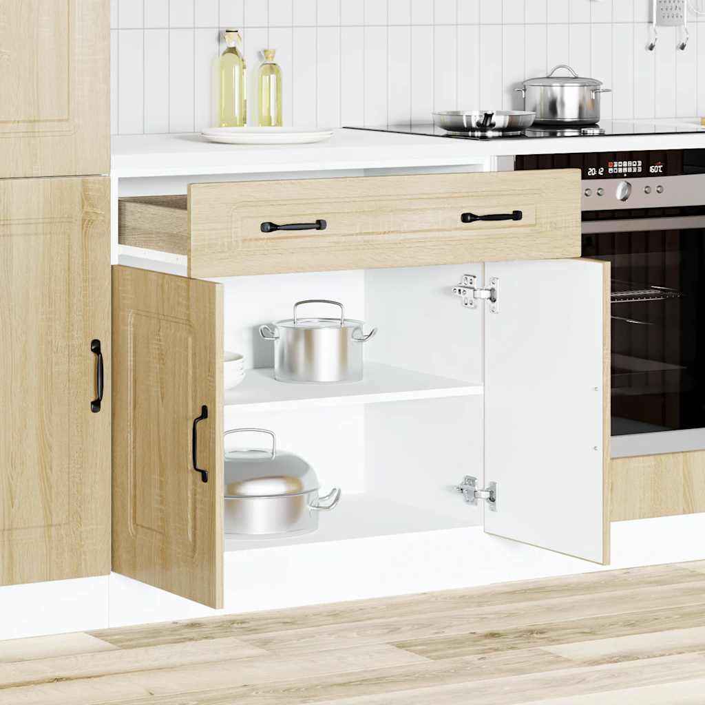 vidaXL Keuken onderkast Kalmar bewerkt hout sonoma eikenkleurig afbeelding