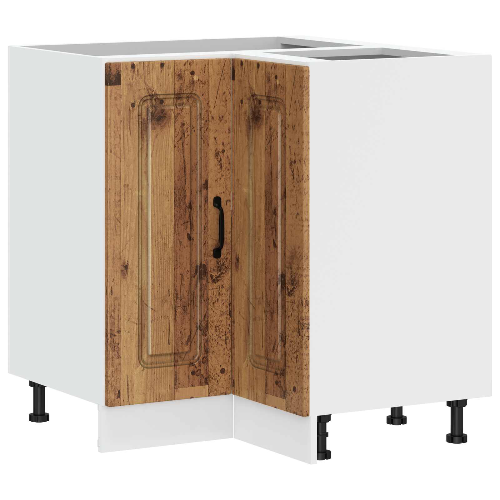 vidaXL Hoekkeukenonderkast Kalmar bewerkt hout oud houtkleurig bruin, foto 3