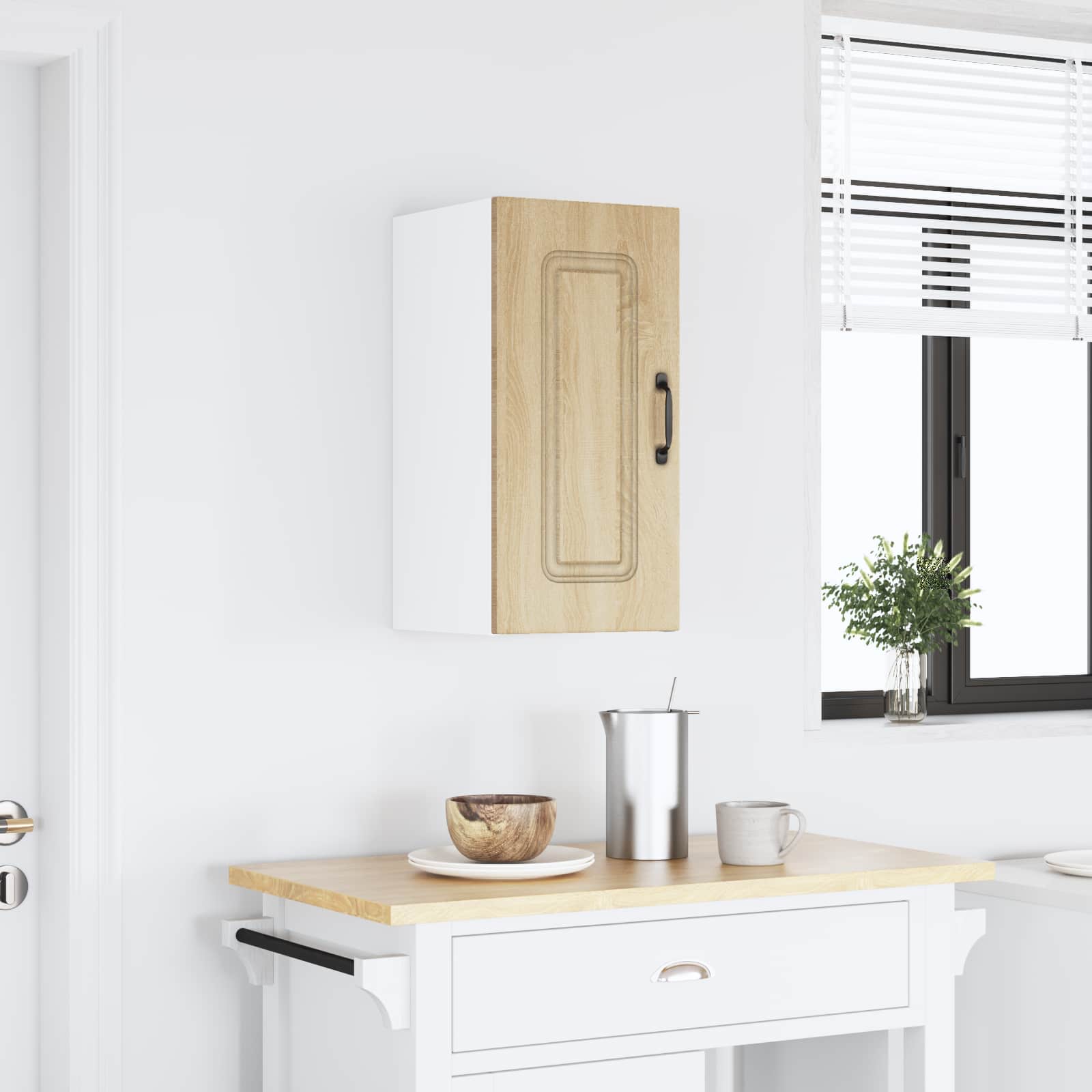 vidaXL Keukenbovenkast Kalmar bewerkt hout sonoma eikenkleurig, foto 2