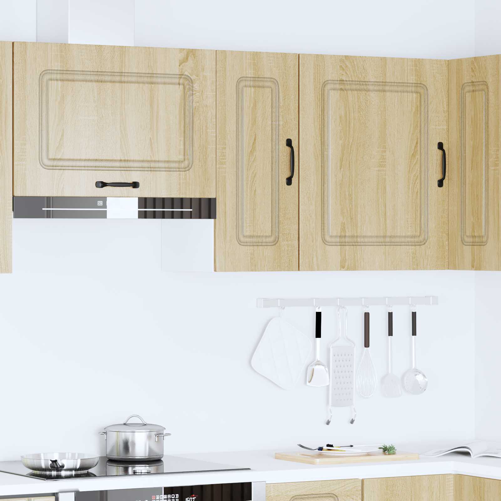 vidaXL Keukenbovenkast Kalmar bewerkt hout sonoma eikenkleurig, foto 4