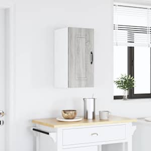 Kuhinjska stenska omarica Kalmar siva sonoma inženirski les