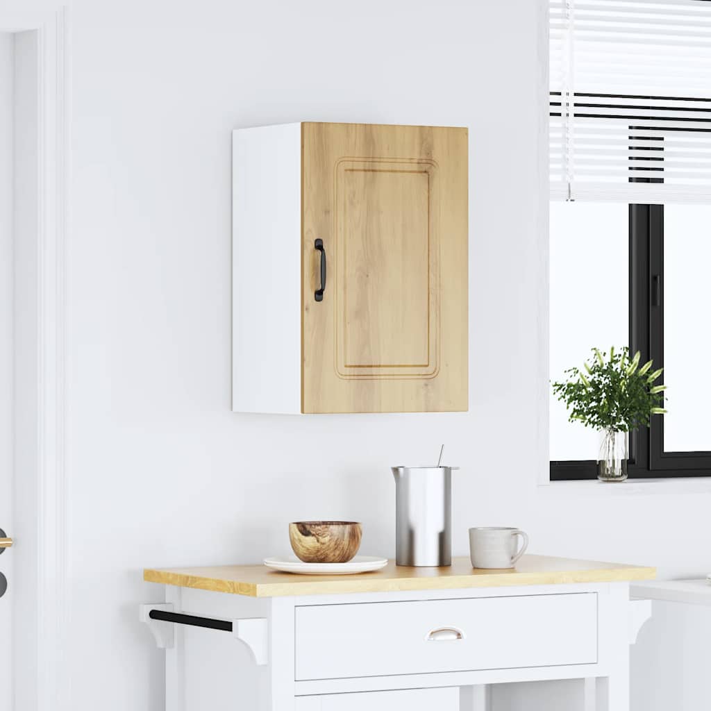 vidaXL Keukenwandkast Kalmar bewerkt hout artisanaal eikenkleur afbeelding