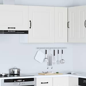 Kuhinjska stenska omarica Kalmar bela inženirski les