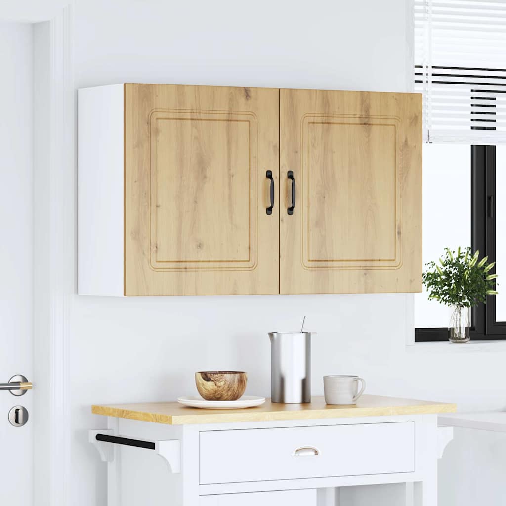 Kuchyňské nástěnné skříňky 2 ks Kalmar Artisan Dub, dřevěné podlahy