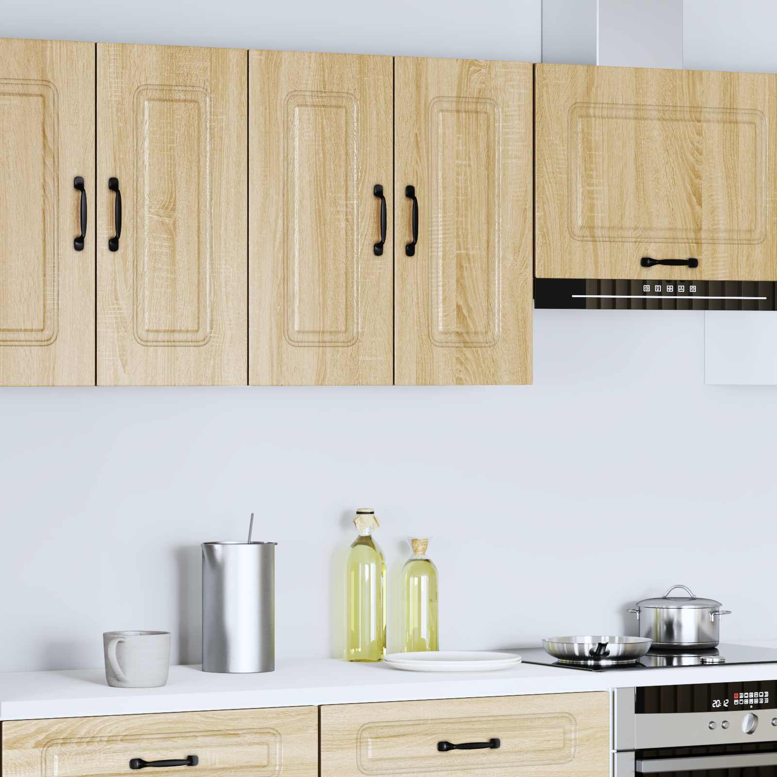 vidaXL Keukenbovenkast Kalmar bewerkt hout sonoma eikenkleurig, foto 4