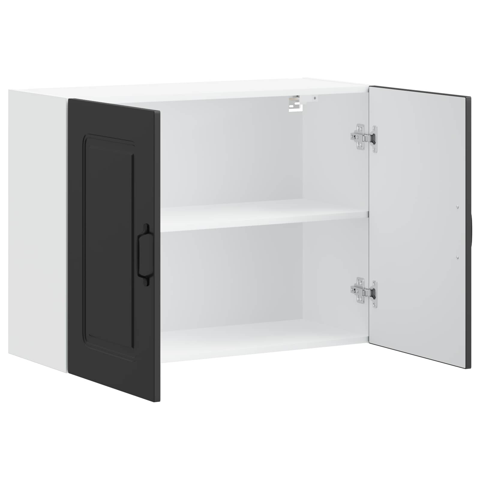 vidaXL Küchen-Hängeschrank Kalmar Schwarz Holzwerkstoff – Bild 8