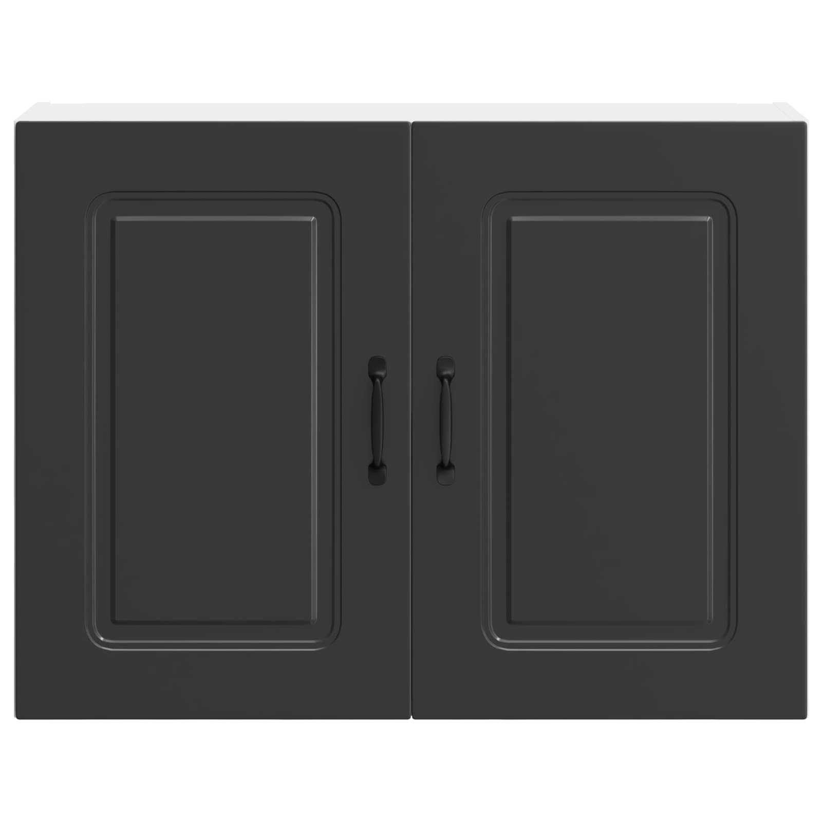 vidaXL Küchen-Hängeschrank Kalmar Schwarz Holzwerkstoff – Bild 9