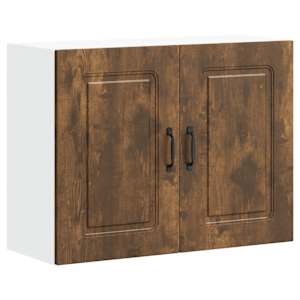 Kuhinjska stenska omarica Kalmar dimljen hrast inženirski les