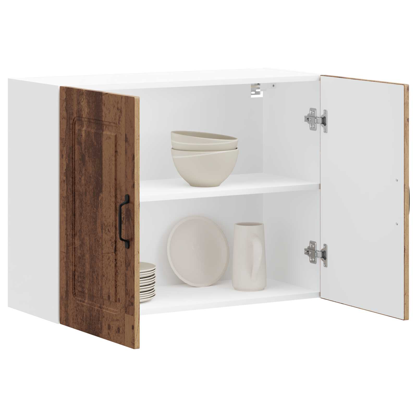 vidaXL Keukenbovenkast Kalmar bewerkt hout oud houtkleurig bruin, foto 2