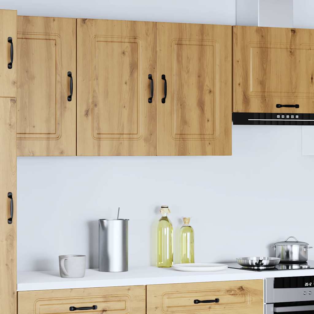 vidaXL Keukenwandkast Kalmar bewerkt hout artisanaal eikenkleur afbeelding