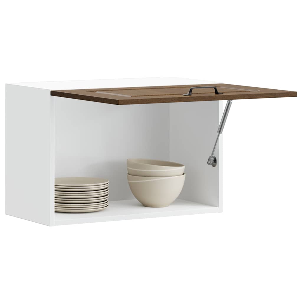 Armario de pared cocina Kalmar madera ingeniería roble marrón 4