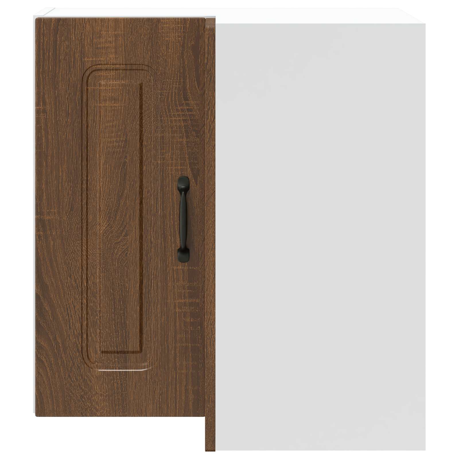 vidaXL Küchen-Eckhängeschrank Kalmar Braun Eichen-Optik Holzwerkstoff – Bild 6