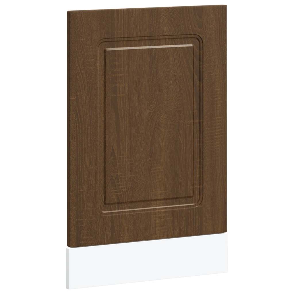 vidaXL Panel na myčku Kalmar hnědý dub 45x1,5x57 cm kompozitní dřevo